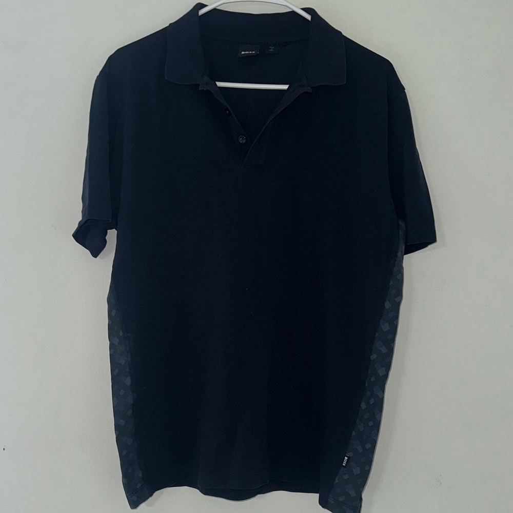 Boss Classic Black Polo Shirt